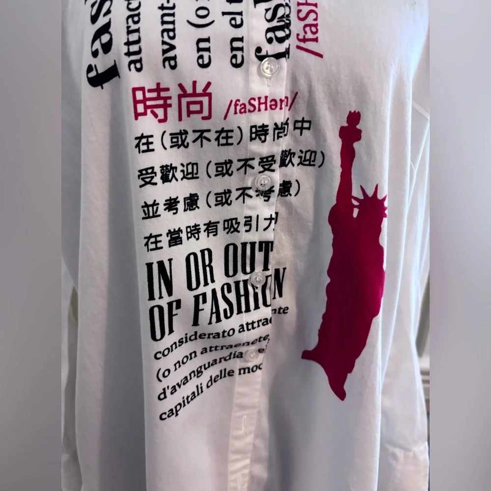 NEW YORK AND COMPANY Oversized Blouse - Picture 4 of 15